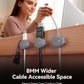 8-Pack Cord Organizer Magnetic Cable Clips, Desk Cable Management Wire Hider, FLYLEAD Silicone Cord Holder for Nightstand, Cable Organizer for Office Workspaces Desktop Organization Home Accessories