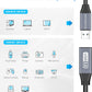 BlueRigger USB 3.0 Extension Cable (3FT, 5 Gbps, Type A Male to Female Adapter Cord) - Long USB Repeater Extender for VR Headset, Printer, Hard Drive, Flash Drive, Keyboard, Mouse, Xbox