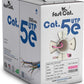 fast Cat. Cat5e Ethernet Cable 1000ft - 24 AWG, CMR, Insulated Bare Copper Wire Cat 5 ethernet Cable with FastReel - 350MHZ / Gigabit Speed UTP Cable Cat5e - CMR (Pink)