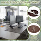 PATIKIL Desk Grommet 3-3/16", 4 Pcs Round Cable Grommet Cord Hole Cover with Adhesive Tape Flexible Table Wire Organizer for Office Home Table Countertop, Deep Brown