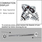Lamoutor 2Pcs Anti-Slip Hex Nut Collar Screw for Barbell Dumbbell Weight Lifting