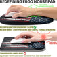 Hokafenle Ergonomic Mouse Pad Wrist Support, Terraced Slope Carpal Tunnel Wrist Pad for Mouse with Unibody Memory Foam, Wrist Rest Pain Relief Mousepad (US Flag, 11.8x7.9 in)