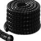 Spiral Wrap Cable Protector, Safe 1.25" Od x 40' Pre Cut Lengths Hydraulic Hose Protector Wrap to Avoid Wear and Extend Life for Hydraulic Pneumatic Hoses
