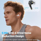 SoundPEATS C30 Hybrid ANC Earbuds with LDAC Hi-Res Audio, 52H Playtime -52dB Adaptive Noise Cancelling Earbuds, 6-Mic Clear Call, 12mm Driver, Bluetooth 6.0, Multi-Point, IP54 for Daily Use - White