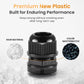 QILIPSU 50pcs 3/4" NPT Cable Gland Waterproof IP68 Nylon Cable Pass Through Cord Grip Connector Strain Relief Wire Grommet