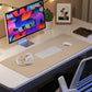 Leather Desk Protector, Large Mouse Pad & Waterproof PU Leather Blotter Mat - Non-Slip Desk Cover for Office and Home (Apricot, 36" x 17")