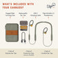 Elgin Rumble Gen 2 Bluetooth Earbuds, 31 dB Noise Reduction with Fusion Tips, IP67 Waterproof Wireless Earplugs, OSHA Compliant ANSI Certified Hearing Protection, 20 Hour Battery, Noise Canceling Mic
