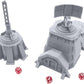 EnderToys Armored Barracks Set by Terrain4Print, 3D Printed Tabletop RPG Scenery and Wargame Terrain 28mm Miniatures, Grey