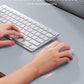 YSAGi Leather Desk Pad Protector, Office Desk Mat, Large Mouse Pad, Non-Slip PU Leather Desk Blotter, Laptop Desk Pad, Waterproof Desk Writing Pad for Office and Home (Light Grey, 23.6" x 13.8")