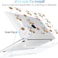 MEEgoodo Case for MacBook Pro 13 inch Case 2022 2021 2020 New A2338 M2/M1 A2251 A2289, Laptop Hard Shell with Keyboard & Camera Cover Compatible with 13 inch MacBook Pro, Teddy Bear & Bows