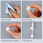 Ethernet Cable Clips Adhesive Cable Ties, 100PCS U Shape Wire Clips Organizer, Cord Management Staples for Ethernet, Wire Holders for Cords Christmas Lights, TV, PC, Desk, Wall, Car