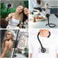 Neewer Magnetic Flexible Phone Holder with 1/4 Screw Adapter, Mini Bendable Tripod Stand Selfie Stick Compatible with MagSafe iPhone Samsung Android Cellphones for Handlebar/Treadmill/Stroller, GP-19