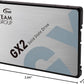 TEAMGROUP GX2 1TB 3D NAND TLC 2.5 Inch SATA III Internal Solid State Drive SSD (Read Speed up to 530 MB/s) Compatible with Laptop & PC Desktop T253X2001T0C101