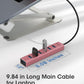 FORIDA USB C Hub-8 Port USB HUB with 7 USB3.0 Data Ports,Aluminum Alloy USBC Splitter with Type C 5V/3A Power Port Compatible with MacBook,iPad,Surface Pro,Laptop,PC (Rose Gold,USB C-9.8in)