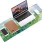 Galdas Gaming Mouse Pad XXL XL Large Long Extended Big Mousepad Non-Slip Rubber Keyboard Mouse Pad with Stitched Edges for Laptop Home Office (31.5x11.8x0.08 Inch) … (Summer Cure)