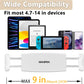 Tablet Stand Holder, Mount Holder Clip with Grip Flexible Long Arm Gooseneck Compatible with ipad iPhone/Nintendo Switch/Samsung Galaxy Tabs/Amazon Kindle Fire HD (New White)