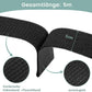 2In x 32Ft Cable Straps Heavy Duty With 30 Buckles, Black Hook and Loop Straps, Reusable Cable Ties for Organizer or Storage.