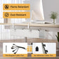 Under Desk Cable Management Tray 27.2" - No Drill Computer Wire Organizer Cable Tray, Cord Hider Clamp Mount with 16X Cable Ties PC Cables Management Cord Holder for Office/Home (Upgrade Fabric,White)