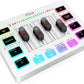 FIFINE Audio Mixer, Gaming Streaming PC Mixer with Slider Fader, XLR Microphone Interface, Monitoring, for Video/Game Voice/Podcast Recording-AmpliGame SC3W