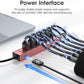 FORIDA USB C Hub-8 Port USB HUB with 7 USB3.0 Data Ports,Aluminum Alloy USBC Splitter with Type C 5V/3A Power Port Compatible with MacBook,iPad,Surface Pro,Laptop,PC (Rose Gold,USB C-9.8in)