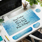 Large Mouse Pad and Keyboard Wrist Rest, Desk Pad for Keyboard and Mouse, 4-in-1 Large Gaming Mouse Pad with Wrist Support for Home Office Study Game-Stay Positive