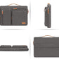 MOSISO 360 Protective Laptop Case 16 inch, 15-15.6 inch Laptop Sleeve Compatible with MacBook Pro 16, HP, Acer, Dell, Lenovo, ASUS, Side Open Carrying Case with 4 Zipper Pockets&Handle, Taupe Gray