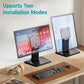 Jakeko Lay Flat Monitor Stand 24 inch - Low Foldable Monitor Stand Universal VESA 100 Adjustable