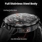 KOSPET Tank T4 Smart Watch for Men, Full Stainless Steel, 6 Satellite GPS & Offline Maps, 100M Waterproof 45m Freediving, 50-Day Battery, Bluetooth Calls, 24/7 Heart Rate/Sleep Monitor