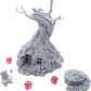 Witch's Hovel DND Terrain Compatible with Dungeons and Dragons, 28mm Miniature Wargaming, Tabletop RPGs, Wargame Scenery