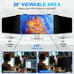 Magnetic 24 Inch Privacy Screen for Computer Monitor 16:9 Aspect Ratio, Hanging Removable Anti-Blue/Glare Protector Film, Anti Spy Desktop Security Private Filter 24in