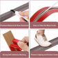 Floor Cord Cover Self Adhesive Cord Hider Floor Extension Cord Covers for Floor Power Cord Protector Cable Management Prevent Cable Trips Cable Cavity 0.47" W x 0.27" H (Brown Walnut Wood, 20Ft)