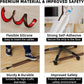 4ft Floor Cord Cover, Silicone Wire Hider, Hide Extension Cords, Protect Cords, Prevent Cable Trips, Heavy-Duty Adhesive-Backed Anti-Trip Cable Protector for Floor, Desk & Wall