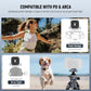 NEEWER LITETRIP LT07 61" Aluminum Travel Camera Tripod, Portable Stand with Ball Head Dual Axis Cell Phone Holder Arca QR Plate Compatible with iPhone Peak Design V3 for Video Recording, Max Load 22lb