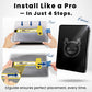 BELLEMOND Tempered Glass Screen Protector designed for iPad Pro 11" (M5, 2025/M4, 2024) - Anti Blue Light filter「EZ Guide」Alignment Kit for Flawless Installation, 10H Hardness - Designed in Japan