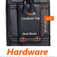 Hengwin Genuine Leather Cell Phone Holster for Belt Men, Vertical Phone Holder Belt Pouch Fits for iPhone 15 Pro Max 14 Pro Max 13 Pro Max Samsung Galaxy S24 Ultra Note9 Case with Belt Clip (Black)