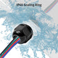 1-1/4" NPT Nylon Cable Glands, IP68 Waterproof Adjustable Cord Grip Cable Connector Strain Relief Wire Protectors for 25-32mm Cable Diameter, 2 Pcs, Black