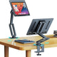 OATSBASF Tablet Stand, iPad Holder for Desk Mount, Portable Monitor Stand, Rotatable 360 Degrees, Desktop Reading Mount Holder for Computer, iPad, Cookbooks, Recipes