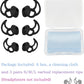 Earbud Replacement Tips Silicone Earbud Tips Ear Bud Covers Compatible with Bose Quietcomfort and Sport Headphone Ear Tips 3 Pairs S M L Black