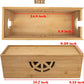 Cable Management Box,Cord Organizer Box,Bamboo Cable Organizer Box for fit Desk Computer USB Behind TV Home Hall Computer Power