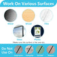 100PCS Adhesive Cable Clips, Wire Holder Organizer Cord Management, Cable Staples Outdoor Strong Cord Clips for Wall, Desk, Christmas Lights, String Lights, TV PC Ethernet Cable, Black Small