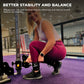 Ankle Straps for Cable Machines Women - Adjustable Gym Ankle Strap for Cable Machine, Neoprene Padded Cable Straps, Durable Leg Strap with Cable Cuff, Glute Kickback Ankle Strap with D Rings