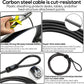 I3C Laptop Cable Lock 4 Digital Combination Lock Security Computer Cable Lock Anti Theft Combination Lock Compatible for Tablet Laptop (1 Pack)