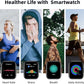 BP Doctor Smart Watch Blood Pressure, 1.95" Smart Watch Monitor with Air Pump Cuff, Blood Pressure Watch with Sleep Heart Rate Monitor, Pedometer, BP Watch Supports Data Sharing, Reminder Monitoring