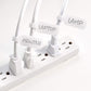 Wrap-It Storage Cable Labels - Medium, White (30-Pack) Write On Cord Labels, Wire Tags for Cable Management and Organizer for Electronics, Computers and More