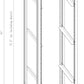 42U Server Rack/4-Post 19in Network Rack/Open Frame Rack with Wheels, Heavy-Duty Frame Cabinet/Adjustable Depth 29.75-27.75in GLOBALRACK，(4POST-1000-42U)