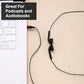 Konohan 150 Packs Earbuds Bulk Earphones with 3.5 mm Headphones Wired Ear Earbud Wired Earphone for Adult Teacher Office Home Computer Travel Library Individually Packed(Black)