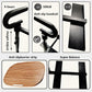 (Black 360° Sofa Rotating Table) Auxiliary Standing Tray 360 Degree and Height Adjustable Rotating TV and Laptop Table, Ergonomic Auxiliary Safety Standing Handle