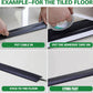 4ft Floor Cable Cover Heavy Duty PVC Cord Cover Wire Cover to Prevent Trip Hazard for Home Office or Outdoor(4ft, Black)