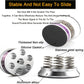 Tertullus 4 Pcs Speaker Isolation Feet 43mm×38.5mm Audio Shock Absorber Floor Protectors Dampening Pad Rubber Pads Anti-Vibration Pads for Turntable Amplifier DAC Subwoofer Audio Equipment