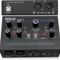 Pyle Professional USB Audio Interface with MIC, Guitar, AUX Stereo Inputs, Phone/Monitor Outputs, Ideal for Computer Playing & Recording, Compact Rugged Metal Housing - PMUX6
